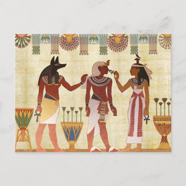 egyptian gods postcard (Front)
