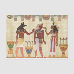 egyptian gods tissue paper