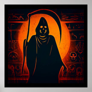 Egyptian Grim Reaper Halloween 1 Poster