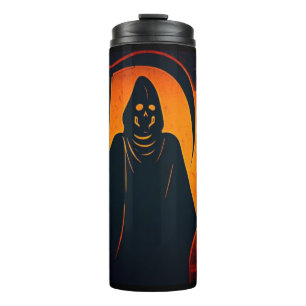 Egyptian Grim Reaper Halloween 1 Thermal Tumbler