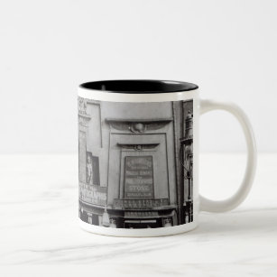 Egyptian Hall, Piccadilly 1895 Two-Tone Coffee Mug