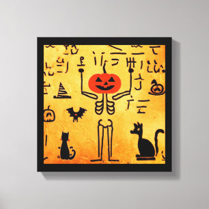 Egyptian Halloween 4 Canvas Print