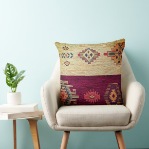 Egyptian handmade designs throw pillow