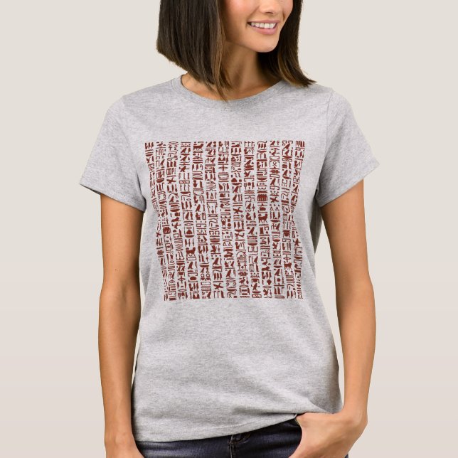 Egyptian Hieroglyph T-Shirt (Front)