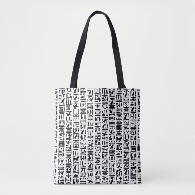 Egyptian Hieroglyph Tote Bag (Front)