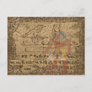 Egyptian Hieroglyphic Postcard