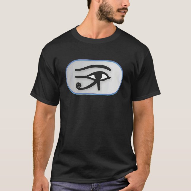 Egyptian Hieroglyphics  Ancient Egypt Eye 9 T-Shirt (Front)