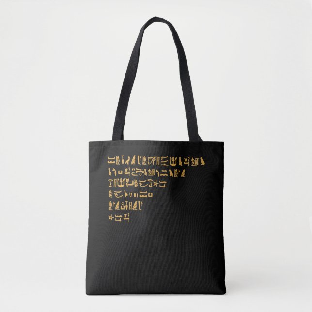 Egyptian Hieroglyphics Ancient Egypt Tote Bag (Front)