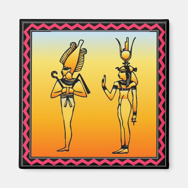Egyptian Hieroglyphics Magnet (Front)