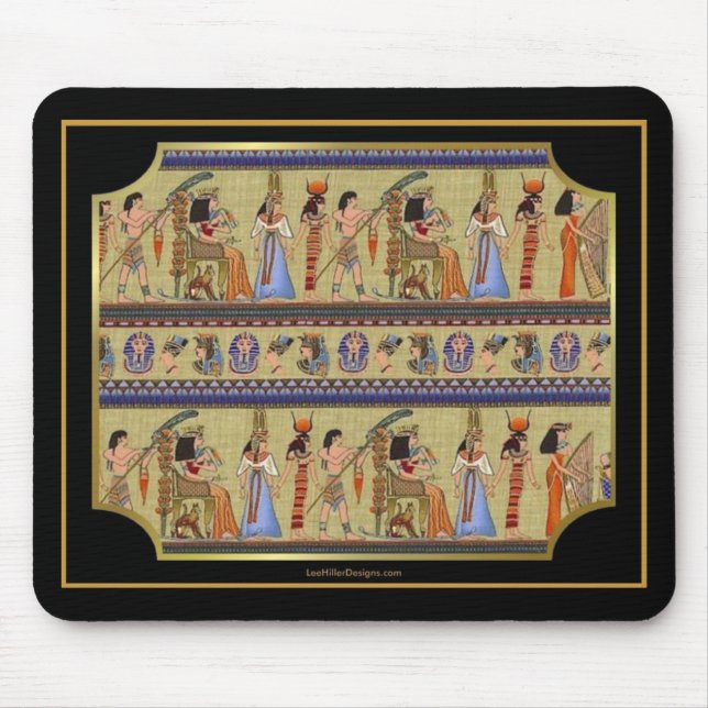 Egyptian Hieroglyphics Series II Apparel Gifts Mouse Pad (Front)