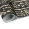 Egyptian Hieroglyphs Gold Foxier Faux Black Luxury