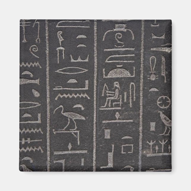 Egyptian Hieroglyphs Magnet (Front)