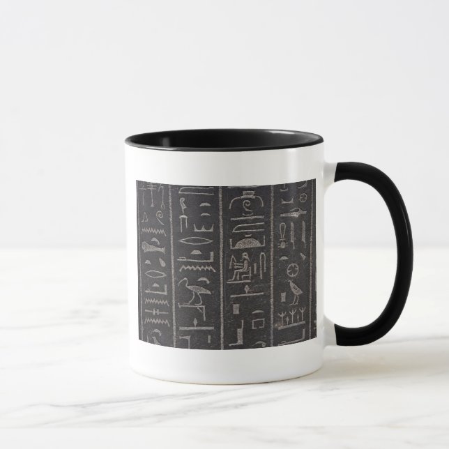 Egyptian Hieroglyphs Mug (Right)