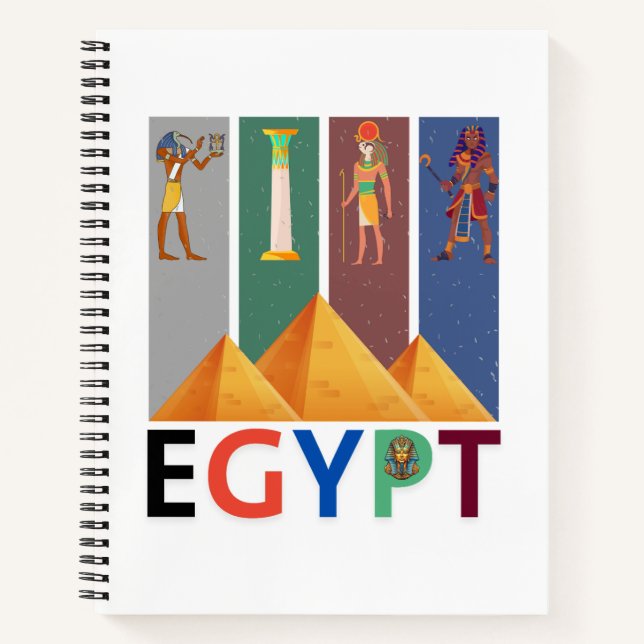 Egyptian hieroglyphs notebook (Front)
