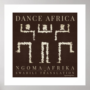 Egyptian Hieroglyphs Poster