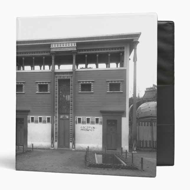 Egyptian House, Universal Exhibition Binder (Front/Inside)