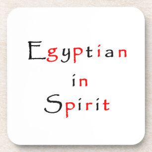 Egyptian in Spirit-cork coaster