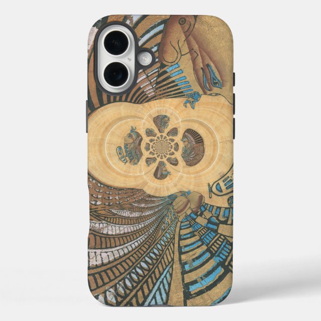 egyptian king on pyprus.png Case-Mate iPhone case (Back)