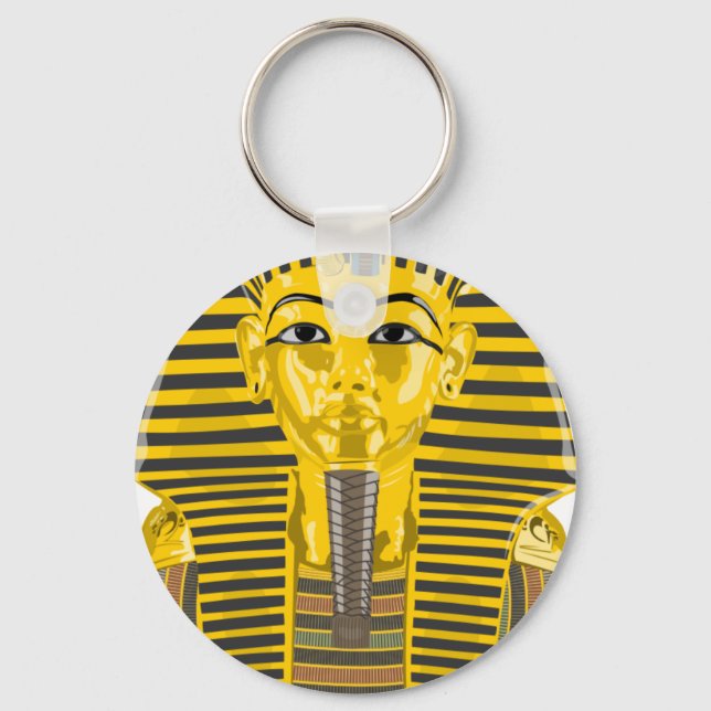 Egyptian King Pharaoh Keychain (Front)