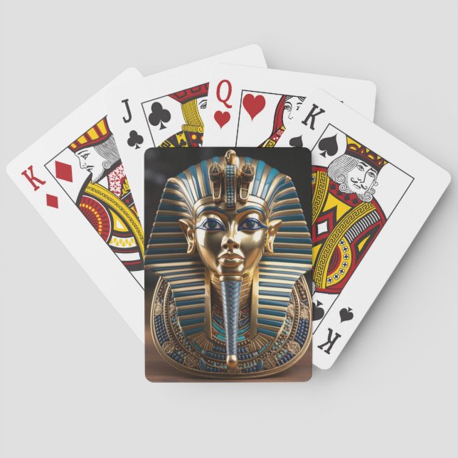 Egyptian King Tutankhamun Playing Cards (Back)