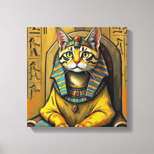 EGYPTIAN MAU-PHARAOH 3 CANVAS PRINT