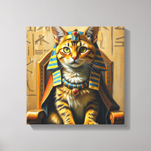 EGYPTIAN MAU-PHARAOH 4 CANVAS PRINT