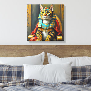 EGYPTIAN MAU-PHARAOH 5 CANVAS PRINT