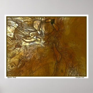 Egyptian Motif Poster