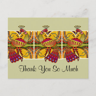 Egyptian motif Thank you card