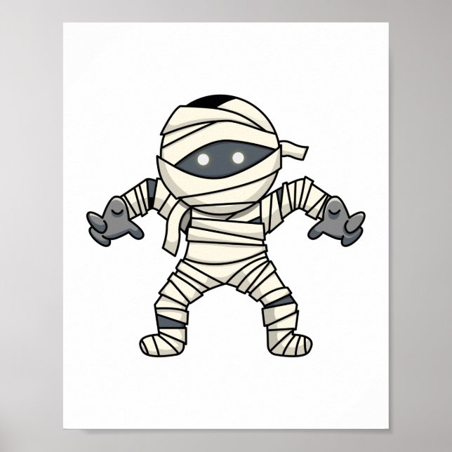 egyptian mummy design poster (Front)