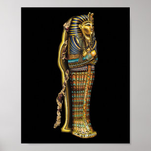 Egyptian Mummy in Sarcophagus, Horror, Halloween Poster