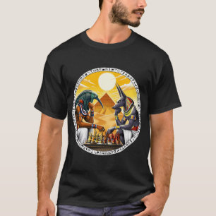 Egyptian Mythology Gods Anubis Thoth T-Shirt