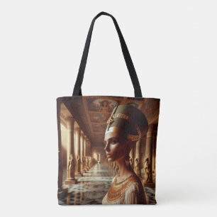Egyptian nefertari Artifact: Ancient Civilization Tote Bag