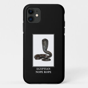 Egyptian Nope Rope - Cobra Snake Danger iPhone 11 Case