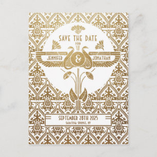 Egyptian Nouveau mariage Enregistrer la date Carte