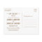 Egyptian Nouveau Wedding Save the Date Postcards
