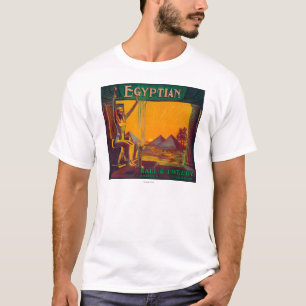 Egyptian Orange LabelDowney, CA T-Shirt