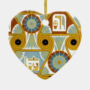Egyptian Ornamnet #1 at Emporio Moffa Ceramic Ornament