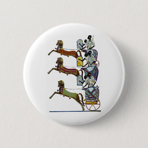 Egyptian Ornamnet #2 at Emporio Moffa 2 Inch Round Button