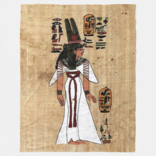 EGYPTIAN PAPRYUS FLEECE BLANKET