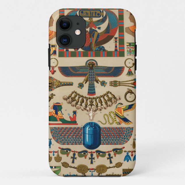 Egyptian Pattern 2 Case-Mate iPhone Case (Back)
