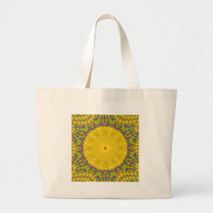 Egyptian Pattern Art Print Large Tote Bag