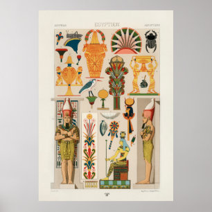 Egyptian Pattern Poster