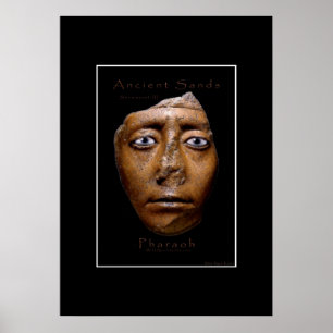 Egyptian Pharaoh Face Art Poster