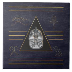 Egyptian Pharaoh Hieroglyphs Tile