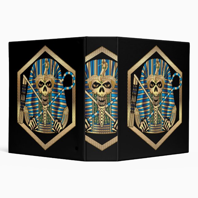 Egyptian Pharaoh Skull Binder (Background)