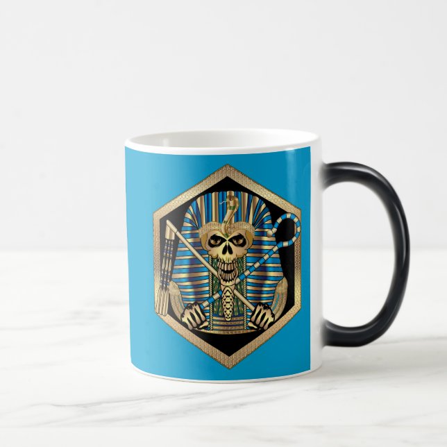 Egyptian Pharaoh Skull Magic Mug (Right)