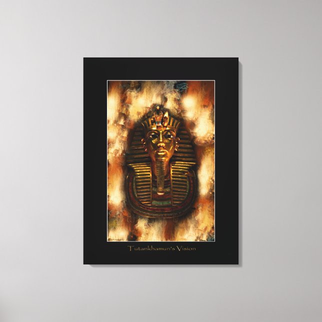 Egyptian Pharaoh Tutankhamen Art Study II Canvas Print (Front)