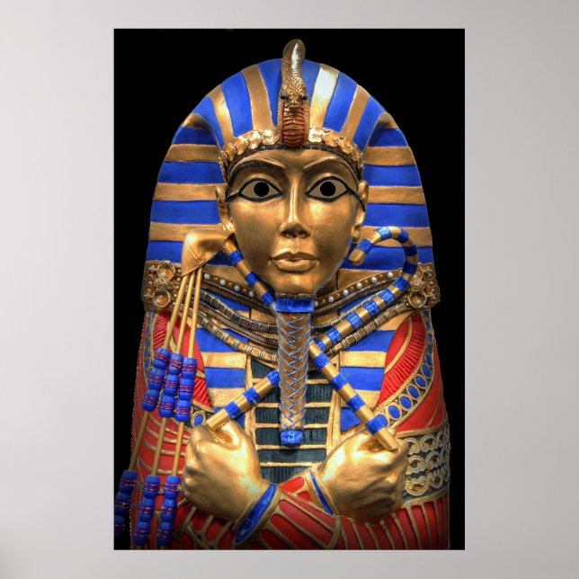 EGYPTIAN PHARAOH'S INNER SARCOPHAGUS POSTER (Front)