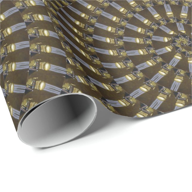 Egyptian Princess Spiral Pattern, Wrapping Paper (Roll Corner)